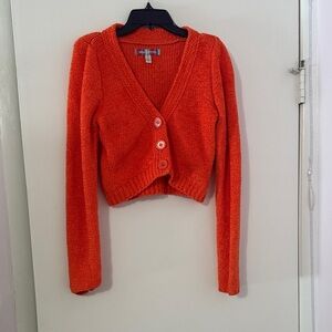 Urban Outfitters Orange Cardigan NWOT